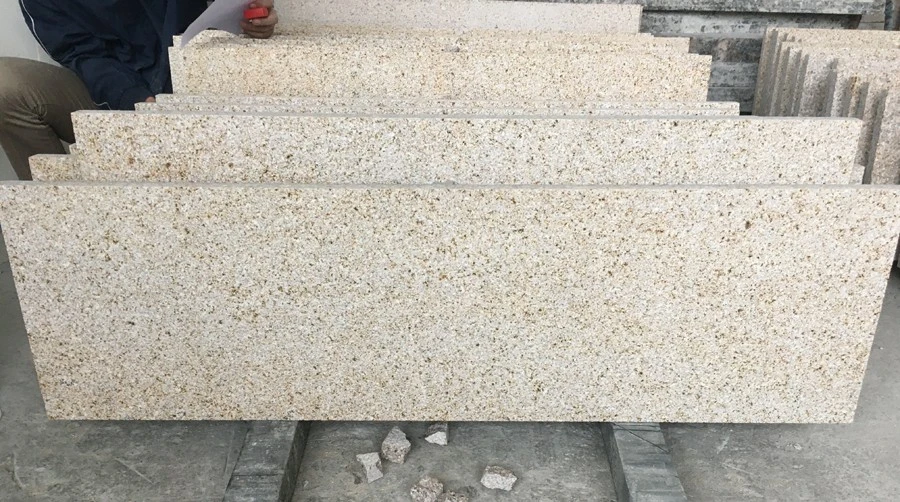 Giallo Fantasia Granite Steps With Bushhammered.jpg