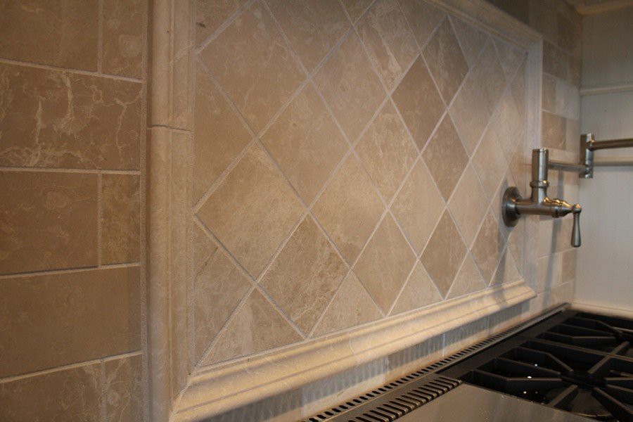 Almond Beige Marble Kitchen 2