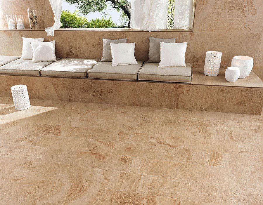 Almond Beige Marble Floor