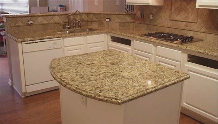 Brazilian Gold Granite Kitchen