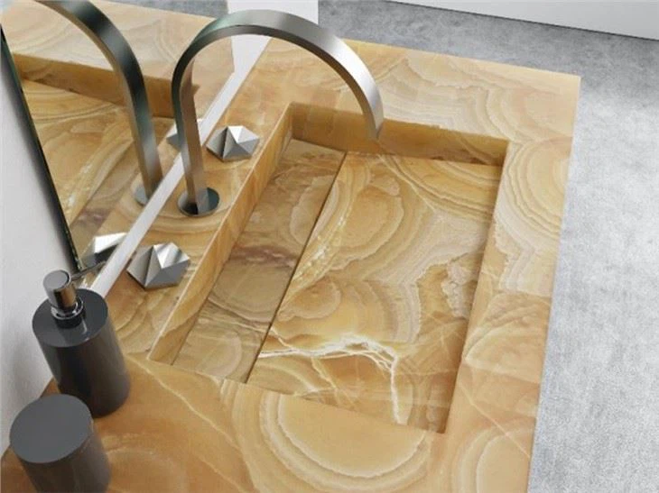 Orange Onyx Vanity Top