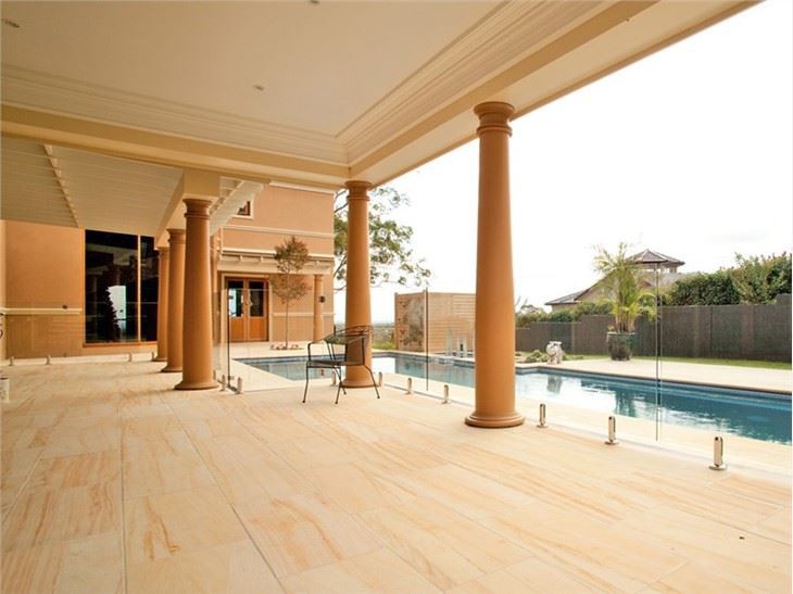 Teakwood Sandstone Outdoor Flooring