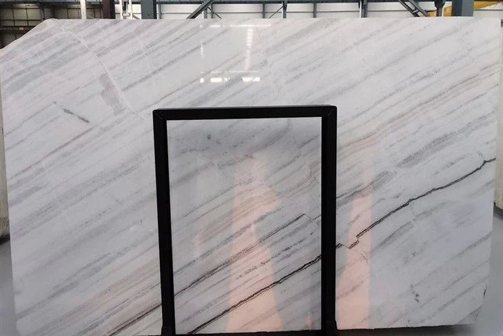 Bianco Lasa Marble Polished Slab