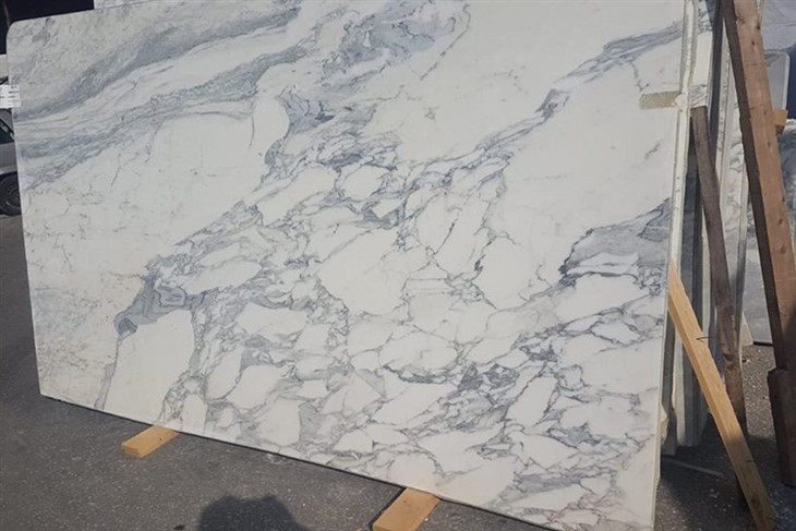 Arabescato White Marble Slab