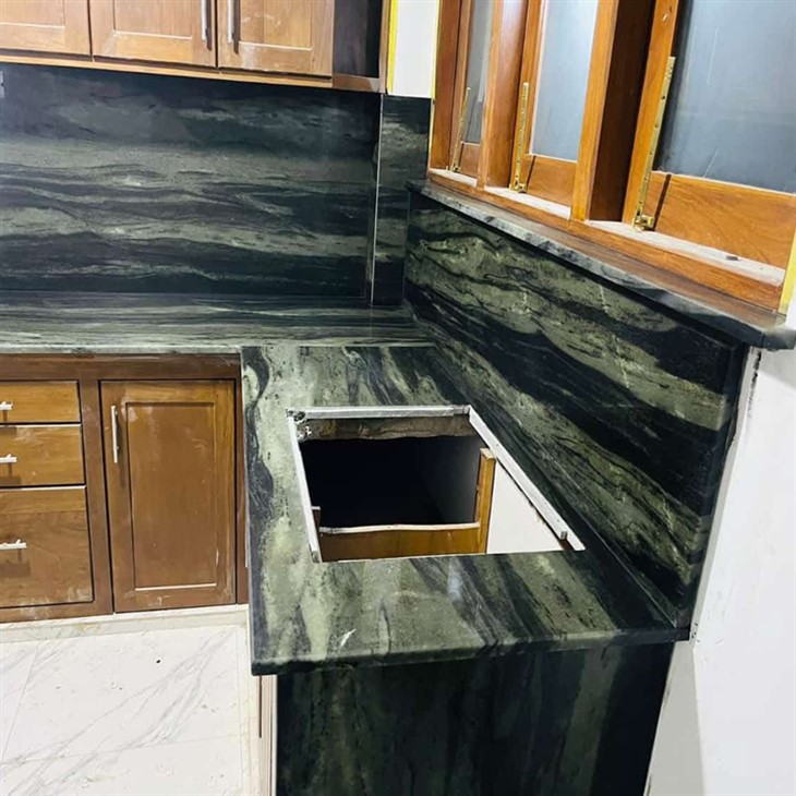 Galaxy Green Granite Kitchen Countertop.JPG