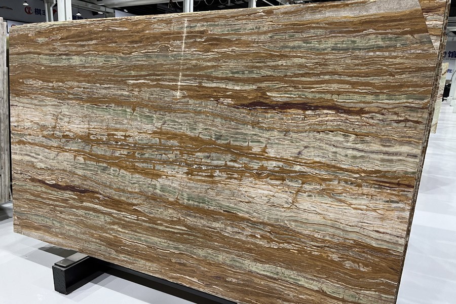 Bamboo Green Onyx Polished Slabs Bamboo Green Onyx Polished Slabs