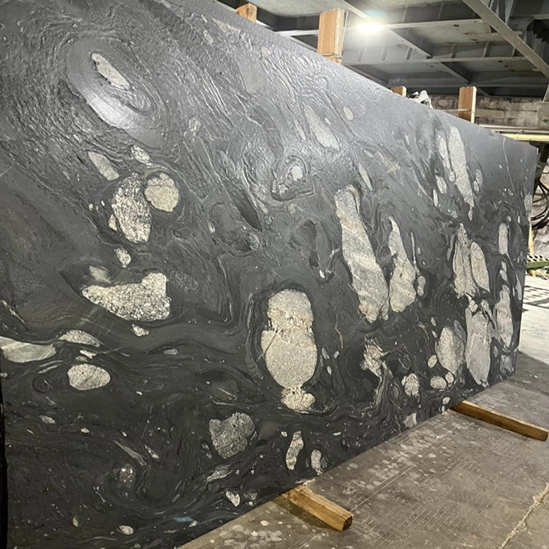 Green Marinace Granite Slab Antiqued Green Marinace Granite Slab Antiqued