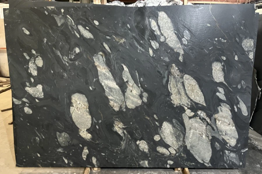 Green Marinace Granite Brushed Slab Green Marinace Granite Brushed Slab