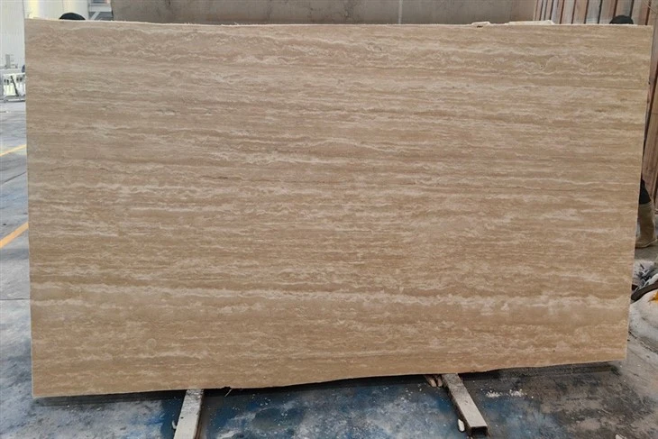 Travertine Romano Slab Filled and Polished